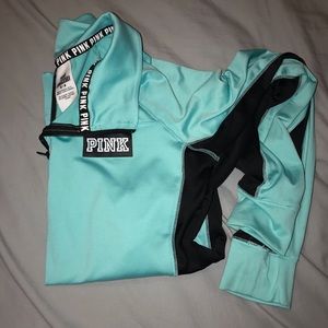 PINK workout quarter zip